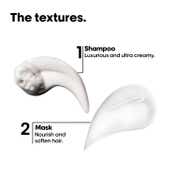 L'OREAL PROFESSIONNEL Keratin Alpha Sleek Shampoo 300 ml & Hair Mask 250 ml Frizz Control Combo