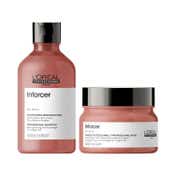 L'OREAL PROFESSIONNEL Inforcer Strengthening Shampoo(300 ml) & Hair Mask (250 g) Combo