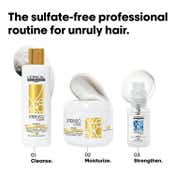 L'OREAL PROFESSIONNEL X-Tenso Care Sulfate free Shampoo (250 ml), Masque(196 g) & Serum (50 ml)
