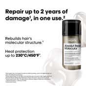 L'OREAL PROFESSIONNEL Absolut Repair Molecular Shampoo, Serum & Mask Combo (300 ml+250 ml+100 ml)