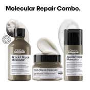 L'OREAL PROFESSIONNEL Absolut Repair Molecular Sulfate-Free Shampoo, Mask & Leave-In Cream (650 ml)