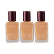 Lakme Perfecting Liquid Foundation Coral (27ml) - (Pack Of 3)