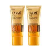 Lakme Matte Sunscreen SPF 50 Pa++++, Niacinamide, UVA-B Protection 100ml Combo Of 2