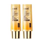 Lakme Sun Expert Dry Matte Fluid SPF 50++++ Sunscreen with 1% Niac & Ceramide 50 ml Combo Of 2