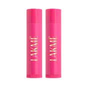 Lakme Lip Love Strawberry Lip Care 22 Hrs Moisture SPF 15 4.5g Combo Of 2