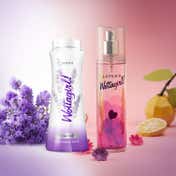 Layer'r Wottagirl Splash and Talc Combo - Secret Crush and Purple Twist