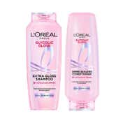 Paris Glycolic Gloss Shampoo + conditioner with Glycolic Acid for Dull & Porous Hair Combo