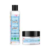 LOVE beauty AND planet Jojoba Oil, Hibiscus Hydrate Shampoo (200 ml) and Hair Mask (200 ml) Combo