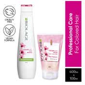 Biolage Colorlast Shampoo & Deep Treatment Pack for Protection to Color Treated Hair (400 ml+100 ml)