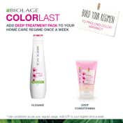 Biolage Colorlast Shampoo & Deep Treatment Pack for Protection to Color Treated Hair (400 ml+100 ml)