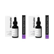 Minimalist 0.3% Retinol Face Serum For Anti Ageing fine lines With Coenzyme Q10 (30ml) Combo of 2