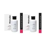 Minimalist 2% Salicylic Acid + LHA Cleanser Reduces Sebum & Acne (100 ml) - Combo of 2