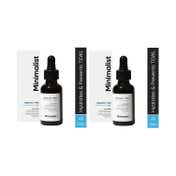 Minimalist 2% Hyaluronic Acid + PGA with Face Serum For Deep, Multilevel Hydration (30ml) Combo of 2