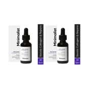 Minimalist 10% Multi Peptide Face Serum Anti Aging & Collagen Boost With Bio-Placenta 30ml Combo of 2