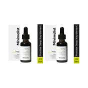 Minimalist 100%Squalane Face Oil Plant Derived all skin Moisturize & Reduce Fine Line 30ml Combo of 2