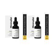 Minimalist 16% Vitamin C Serum With Vitamin E & Ferulic Acid Brightens & protects (20ml) - Combo of 2
