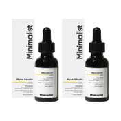 Minimalist Alpha Arbutin 02% Face Serum Mini (10 ml) - Combo of 2