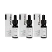 Minimalist Hyaluronic + PGA 02% Face Serum, Mini (10 ml) - Combo of 3