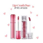 Rom&nd Lip Crush Duo (Lip Tint + Lip Gloss) Valentines Day Special