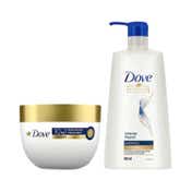 Dove Hair Therapy Intense Repair Shampoo + 10 in 1 Deep Repair Treatment Hair Mask Combo