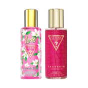 Guess Love Sun + Sexy Skin Body Mist (Pack of 2)