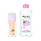 Maybelline New York Super Stay Lumi-Matte Liquid Foundation 115 + Garnier Micellar Water Combo