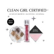 Muzigae Mansion Clean Girl Makeup Essentials - Eye Palette + Blush + Lip Tint