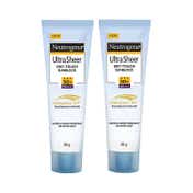 Neutrogena Ultrasheer SPF50+ PA++++ Moisturizing Face Sunscreen Oily & Sensitive Skin Combo