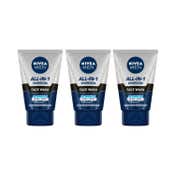 Nivea Men All In 1 Facewash (100 g) (Pack Of 3) Combo
