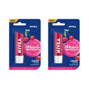 Nivea Cherry Kiss Lip Care (4.8 g) (Pack Of 2) Combo