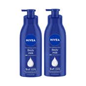 Nivea Body Milk Lotion (400ml) Pack of 2 Combo