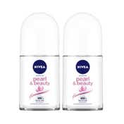 Nivea Pearl&Beauty Rollon Female (50ml) Pack of 2 Combo