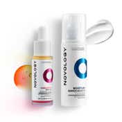 Novology Moisture Barrier Booster Cleanser + Bi-Phasic Hyper Pigmentation Serum Combo