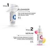 Novology Moisture Barrier Booster Cleanser + Bi-Phasic Hyper Pigmentation Serum Combo