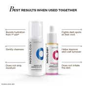 Novology Moisture Barrier Booster Cleanser + Bi-Phasic Hyper Pigmentation Serum Combo