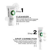 Novology Acne Reduction Cleanser + Acne Spot Corrector Gel Combo