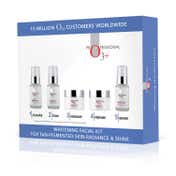 O3+ Tan-Pigmented Whitening Facial Kit - (250g) & Meladerm Vitamin C Gel Bleach (96g) Como
