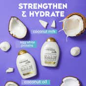 OGX Combo of Nourishing Coconut Milk - Shampoo and Conditioner (385 ml Each)