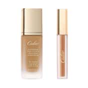 Oulac Deep Base Duo Nourishing Foundation 16 Caramel & Stay Real Sculpting Concealer W6 Honey Combo