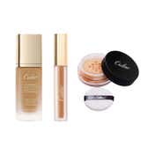 Oulac Deep Base Trio Foundation 16Caramel, Concealer W6Honey & Misty Filter Loose Powder 04Natural