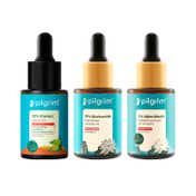 Pilgrim Brightening Power Trio Vitamin C Serum, Niacinamide Serum & Alpha Arbutin Serum Combo