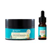 Pilgrim Daily Brightness Duo Hydra Glow Moisturizer + 10% Vitamin C Serum Korean Skin Glow Combo