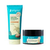 Pilgrim Hydra Glow Duo Hydra Glow Facewash & Moisturizer Korean Glass Skin Glow Combo