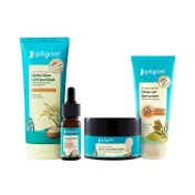 Pilgrim Hydra Glow Ritual Facewash, Serum, Moisturizer & Sunscreen Combo