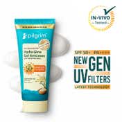 Pilgrim 5% Niacinamide Hydra Glow Gel Sunscreen SPF 50+ PA++++ New Gen UV Filter Combo