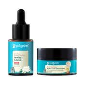 Pilgrim Smooth & Plump Skin Peeling Solution and Hydra Glow Gel Moisturizer Combo
