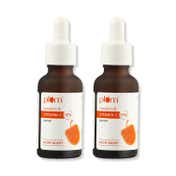 Plum 15% Vitamin C Face Serum - Pack Of 2 Boosts Glow Reduces Dark Spots & Hyperpigmentation