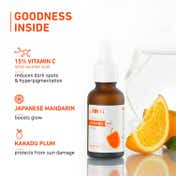 Plum 15% Vitamin C Face Serum - Pack Of 2 Boosts Glow Reduces Dark Spots & Hyperpigmentation