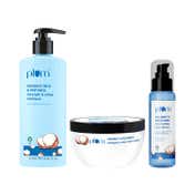 Plum Coconut Milk & Peptides Strength & Shine Combo