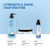 Plum Coconut Milk & Peptides Strength & Shine Combo